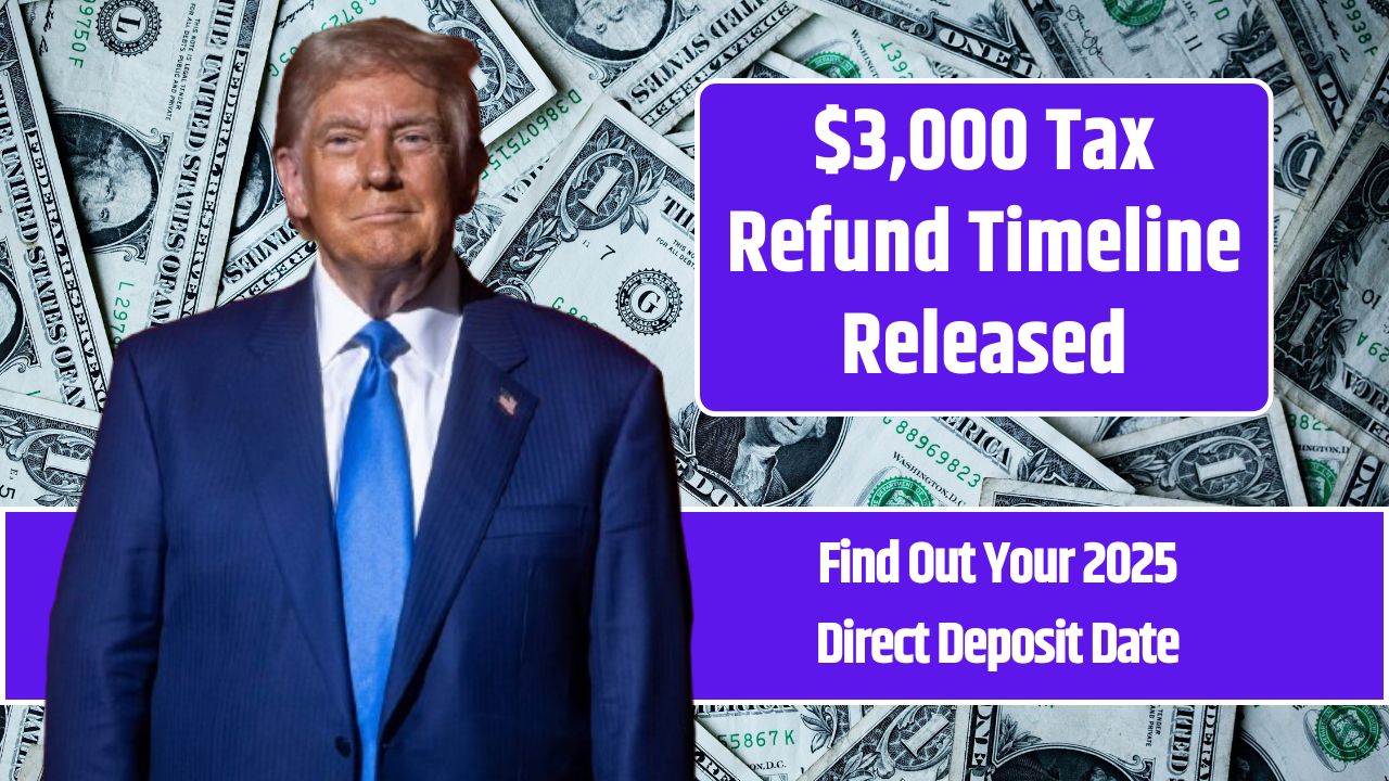 $3,000 Tax Refund Timeline Released